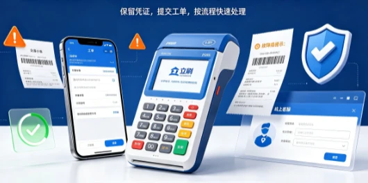 工单提交：立刷POS机交易争议/终端故障？