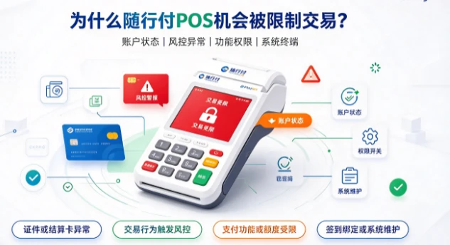 为什么随行付POS机会被限制交易？